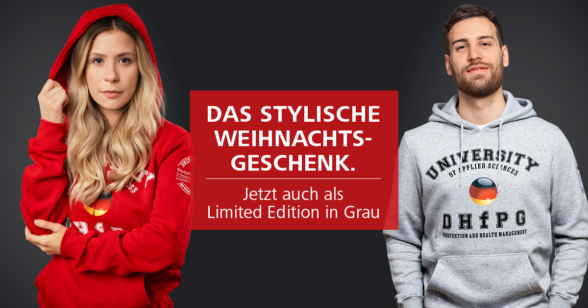 Collegestyle-Hoodies der DHfPG