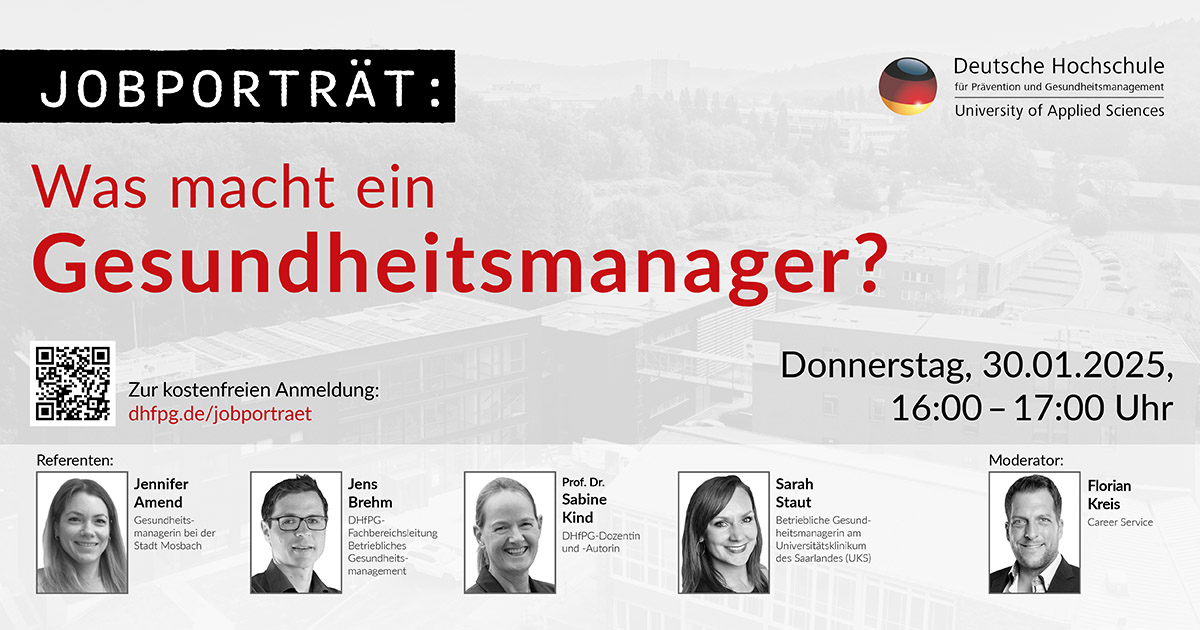 Jobporträt: Gesundheitsmanager